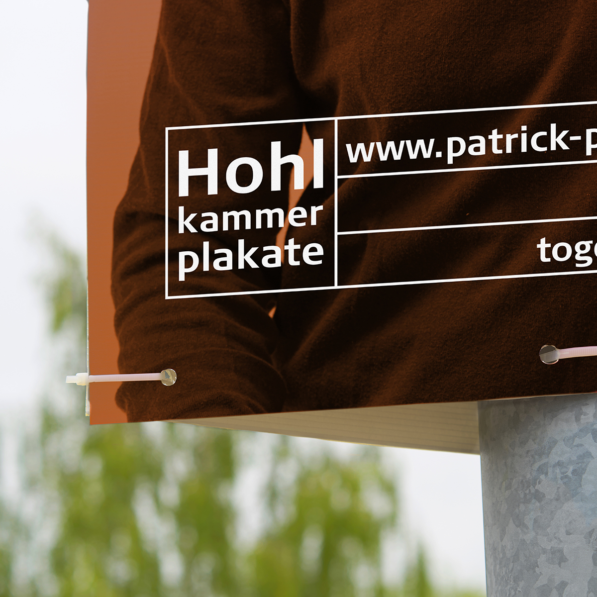 Hohlkammer-Plakat  - freies Format