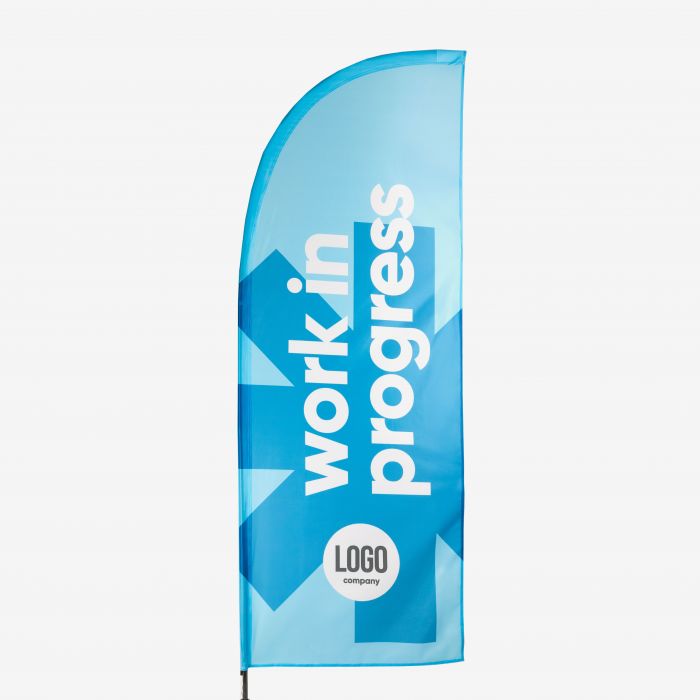 Beachflag straight