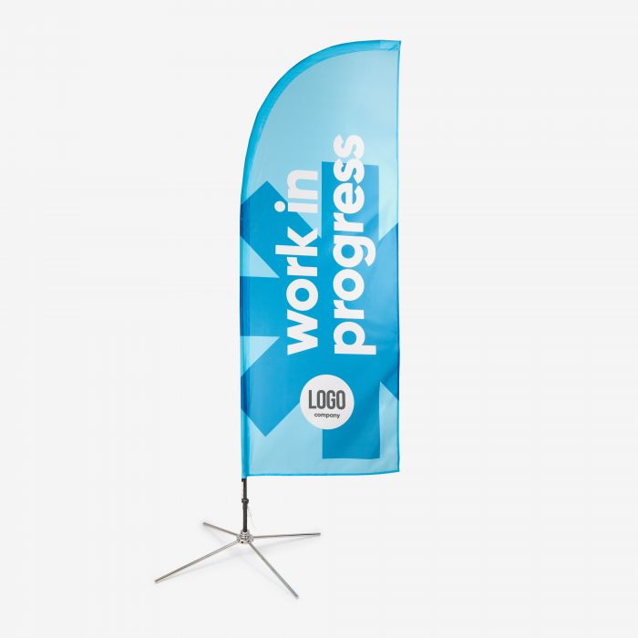 Beachflag straight